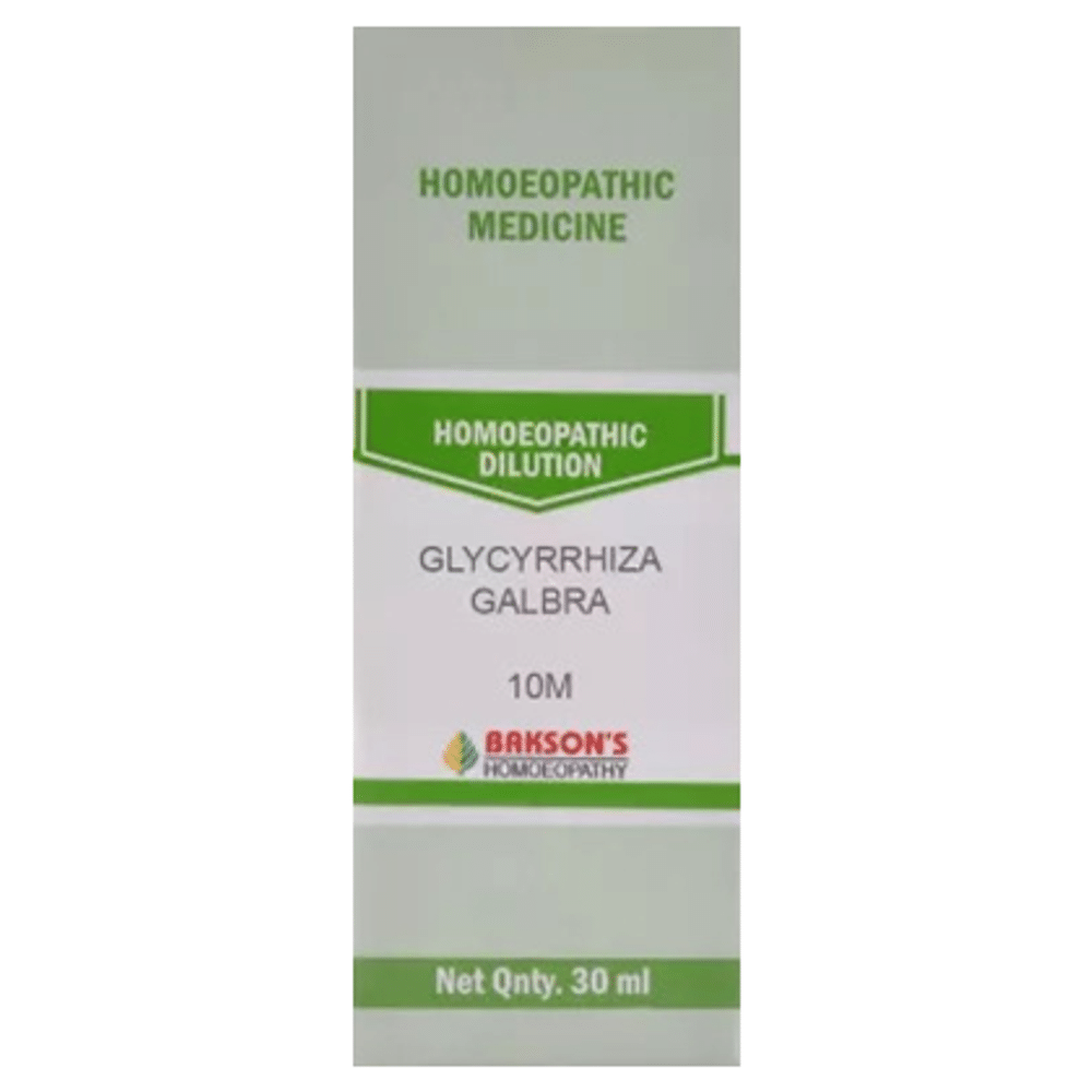 Bakson's Homeopathy Glycyrrhiza Galbra Dilution 10M Bakson's Homeopathy Glycyrrhiza Galbra Dilution 10M