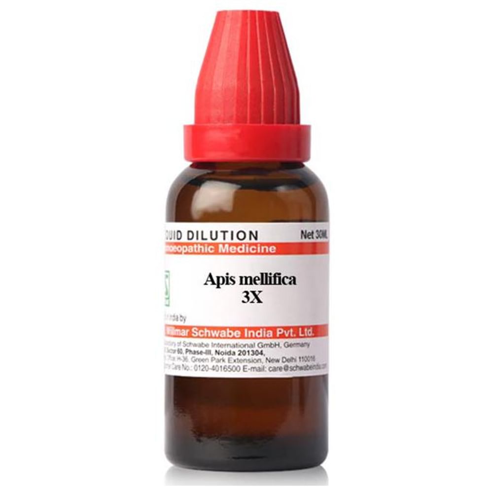 Dr Willmar Schwabe India Apis Mellifica Dilution 3X Dr Willmar Schwabe India Apis Mellifica Dilution 3X