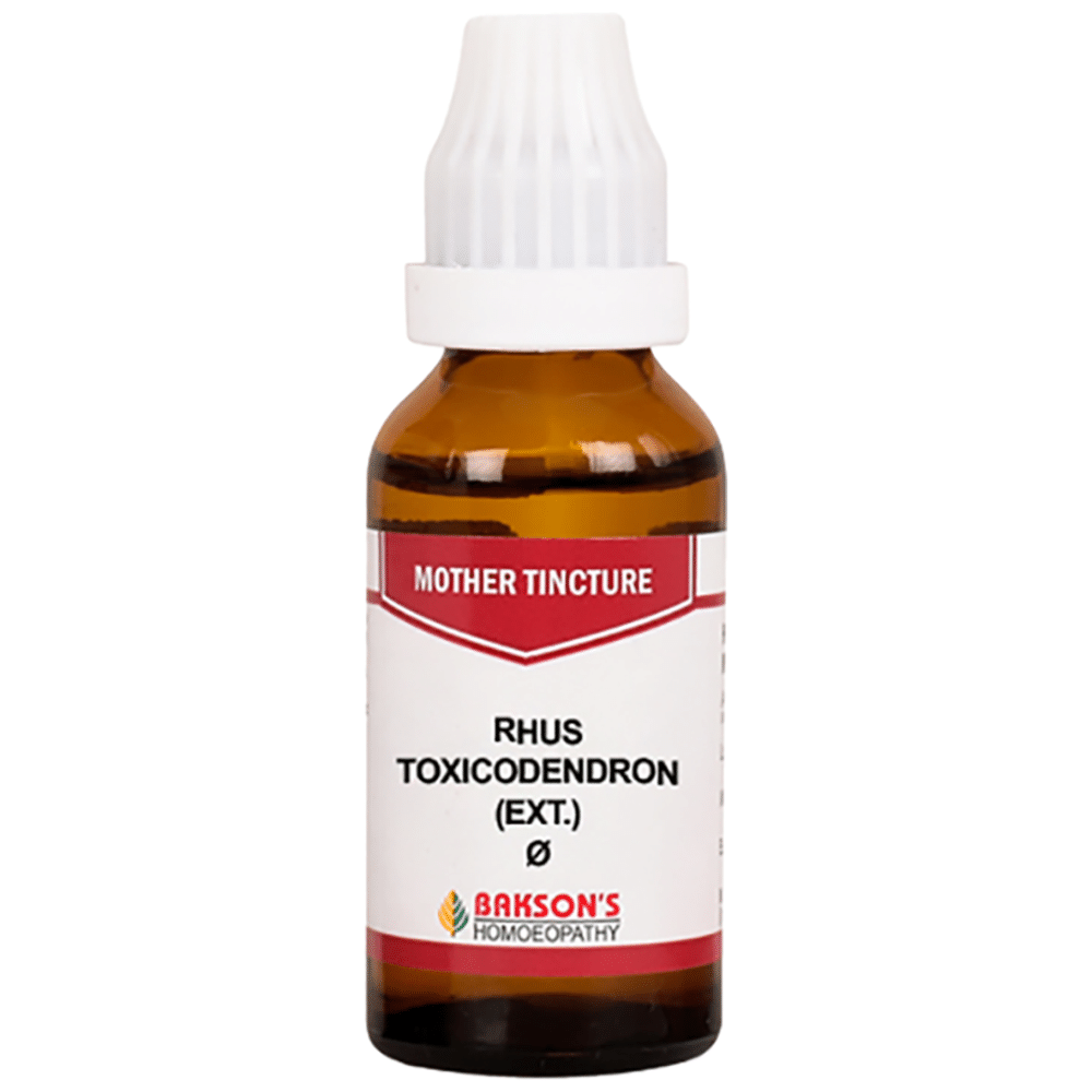 Bakson's Homeopathy Rhus Toxicodendron (Ext.) Mother Tincture Q Bakson's Homeopathy Rhus Toxicodendron (Ext.) Mother Tincture Q