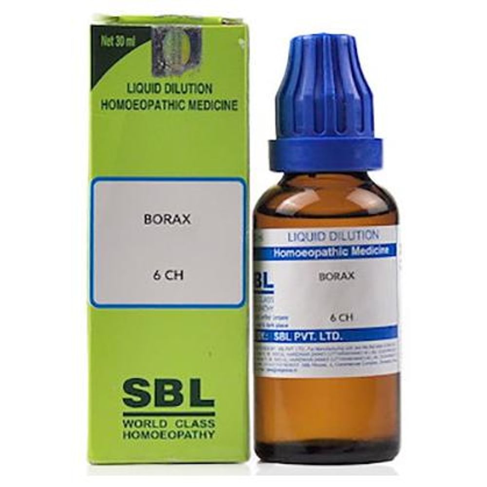 SBL Borax Dilution 6 CH SBL Borax Dilution 6 CH