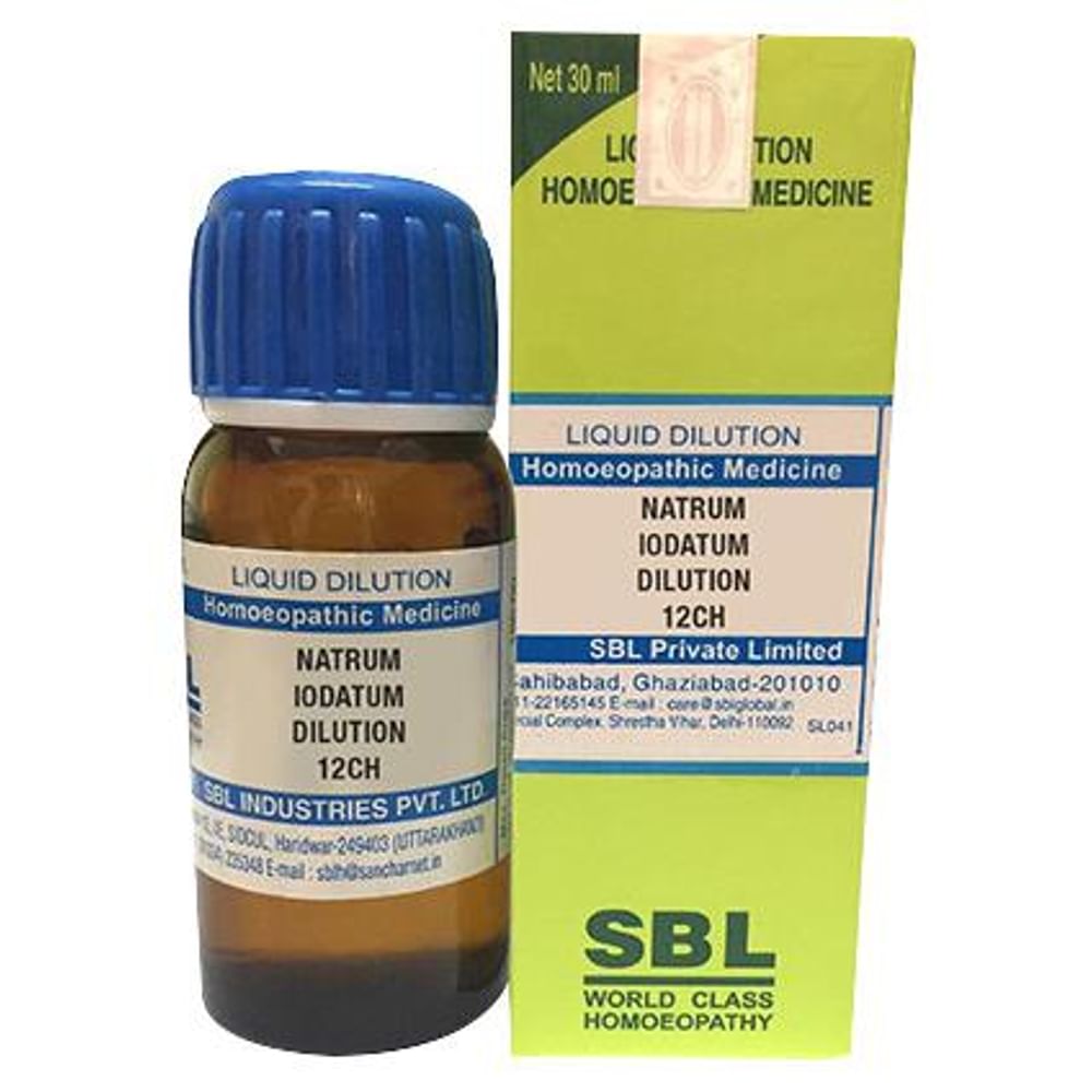 SBL Natrum Iodatum Dilution 12 CH SBL Natrum Iodatum Dilution 12 CH
