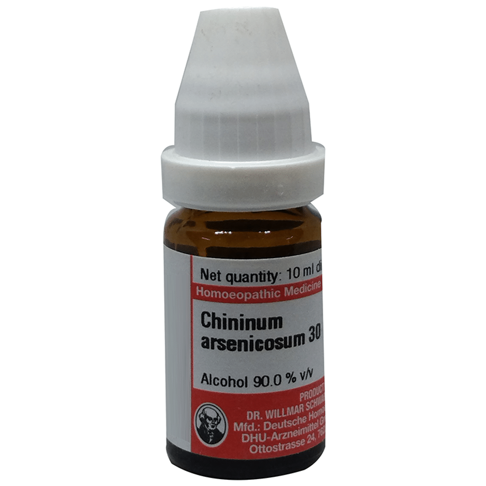Dr Willmar Schwabe Germany Chininum Arsenicosum Dilution 30 Dr Willmar Schwabe Germany Chininum Arsenicosum Dilution 30