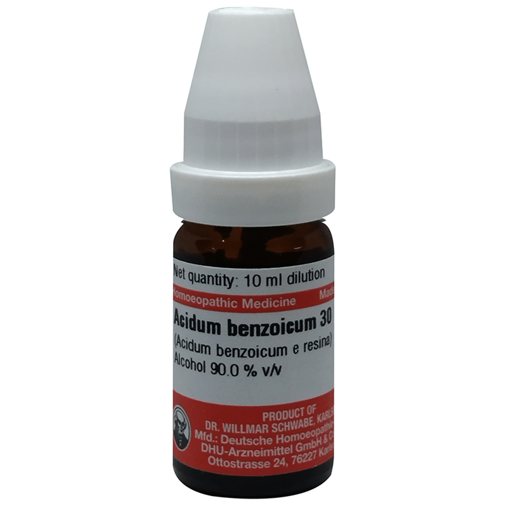 Dr Willmar Schwabe Germany Acidum Benzoicum Dilution 30 Dr Willmar Schwabe Germany Acidum Benzoicum Dilution 30
