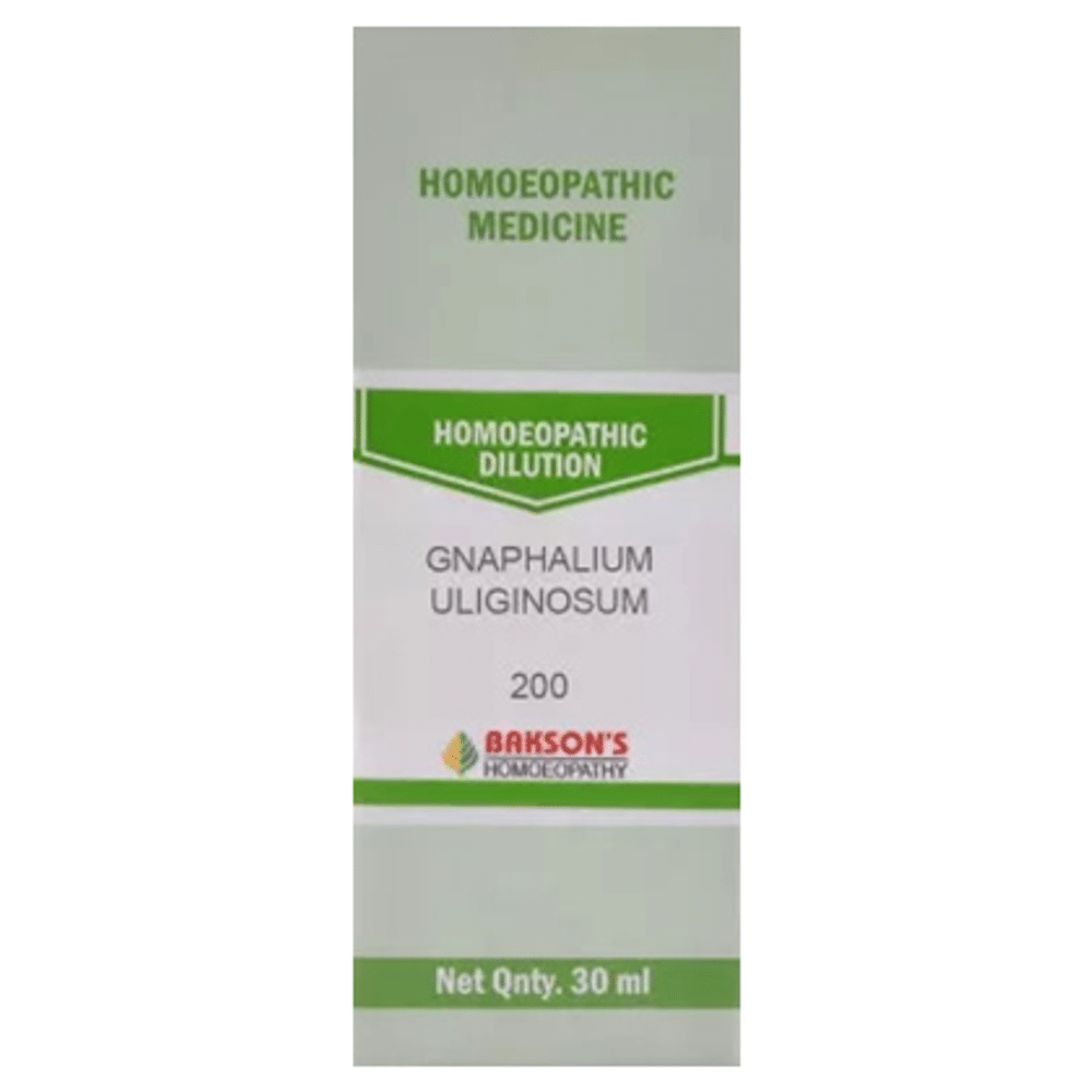 Bakson's Homeopathy Gnaphalium Uliginosum Dilution 200 Bakson's Homeopathy Gnaphalium Uliginosum Dilution 200