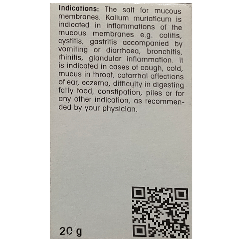 Dr. Reckeweg Kali Muriaticum 6X Tablet Dr. Reckeweg Kali Muriaticum 6X Tablet
