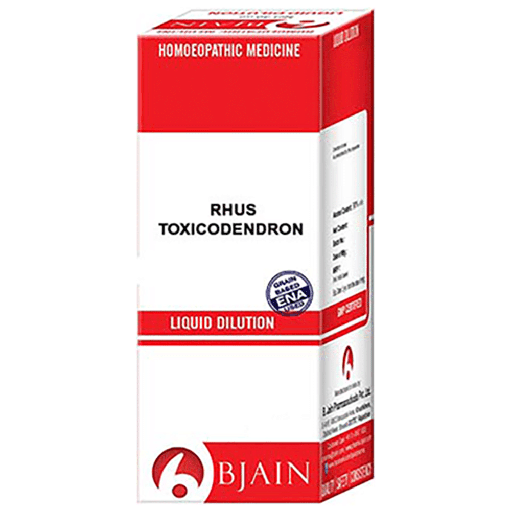 Bjain Rhus Toxicodendron Dilution 10M CH Bjain Rhus Toxicodendron Dilution 10M CH