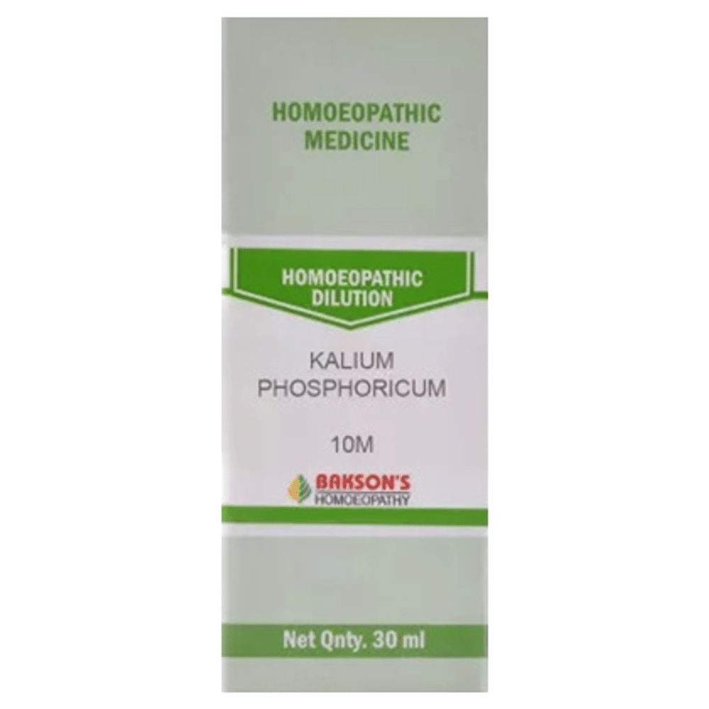 Bakson's Homeopathy Kalium Phosphoricum Dilution 10M Bakson's Homeopathy Kalium Phosphoricum Dilution 10M
