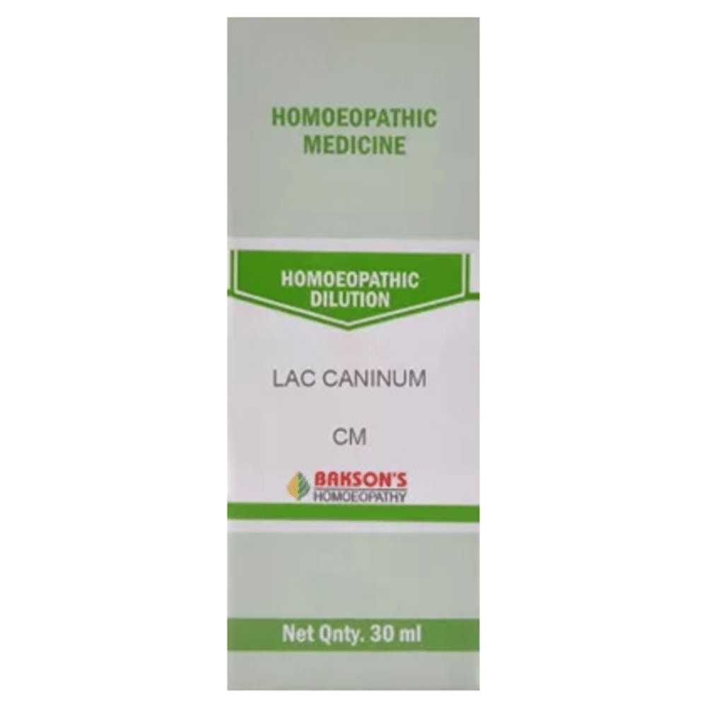 Bakson's Homeopathy Lac Caninum Dilution CM Bakson's Homeopathy Lac Caninum Dilution CM
