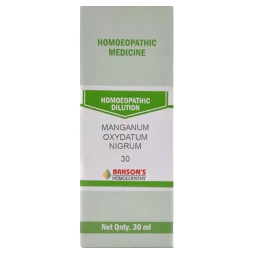 Bakson's Homeopathy Manganum Oxydatum Nigrum Dilution 30