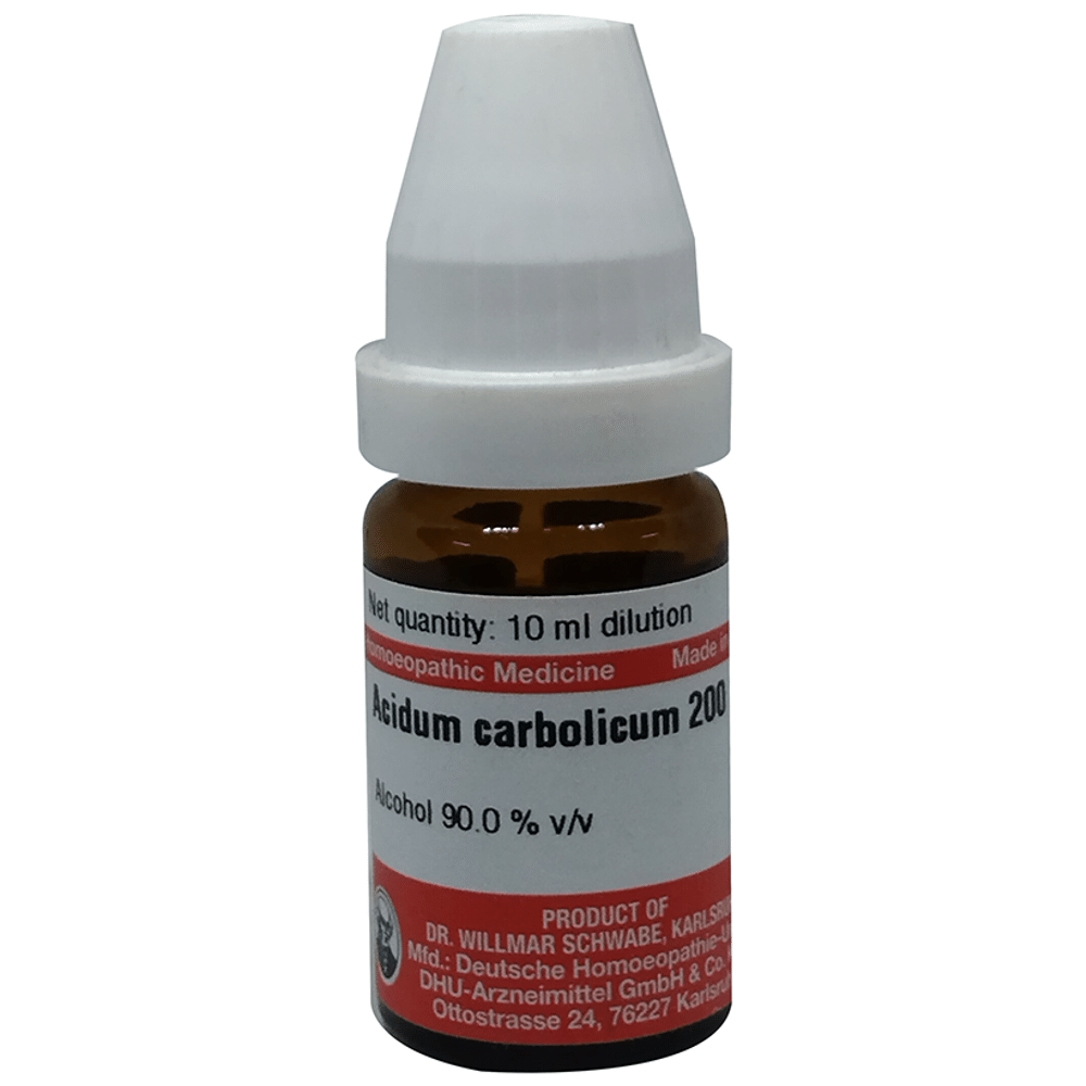 Dr Willmar Schwabe Germany Acidum Carbolicum Dilution 200 Dr Willmar Schwabe Germany Acidum Carbolicum Dilution 200