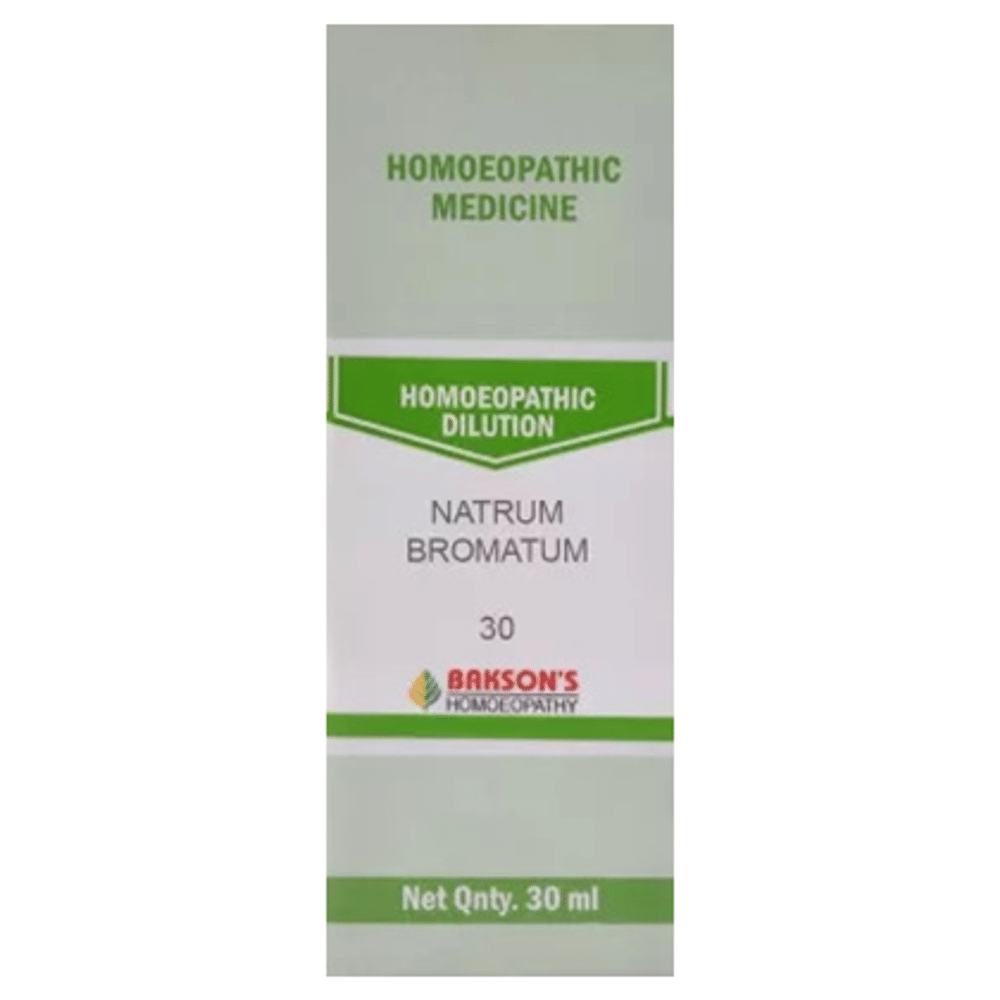 Bakson's Homeopathy Natrum Bromatum Dilution 30