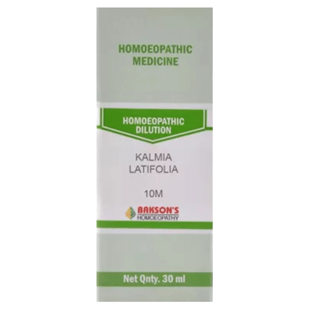 Bakson's Homeopathy Kalmia Latifolia Dilution 10M Bakson's Homeopathy Kalmia Latifolia Dilution 10M