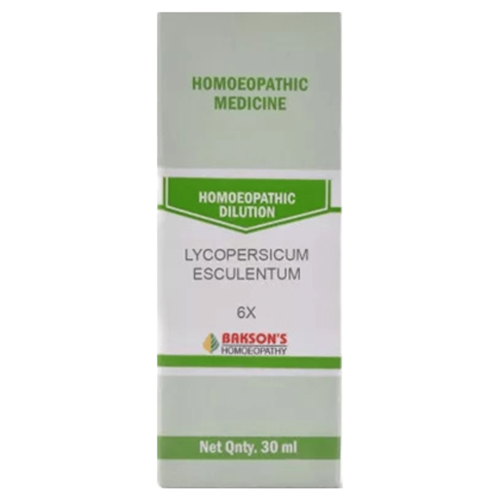 Bakson's Homeopathy Lycopersicum Esculentum Dilution 6X Bakson's Homeopathy Lycopersicum Esculentum Dilution 6X