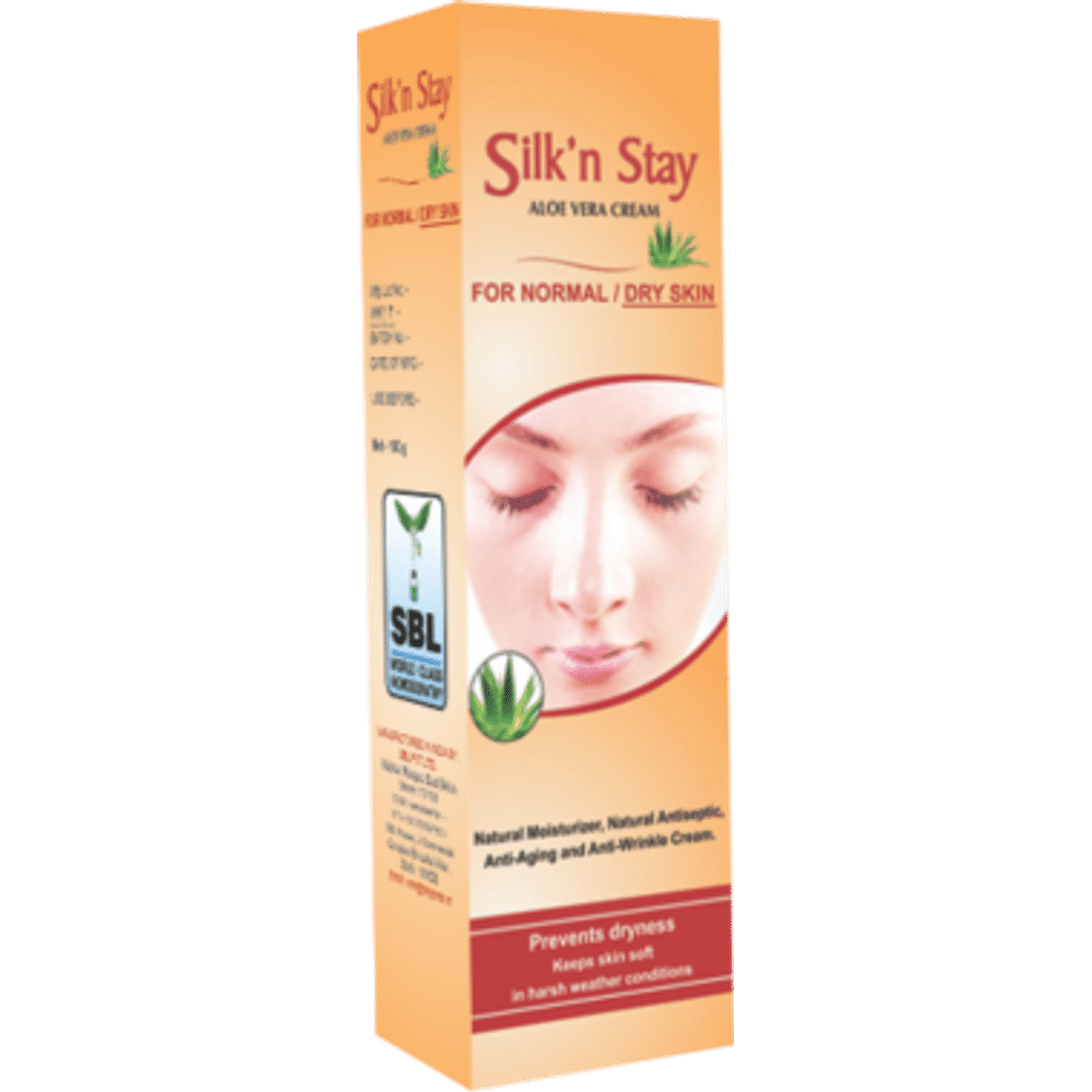 SBL Silk N Stay Aloe Vera Cream For Normal And Dry Skin SBL Silk N Stay Aloe Vera Cream For Normal And Dry Skin