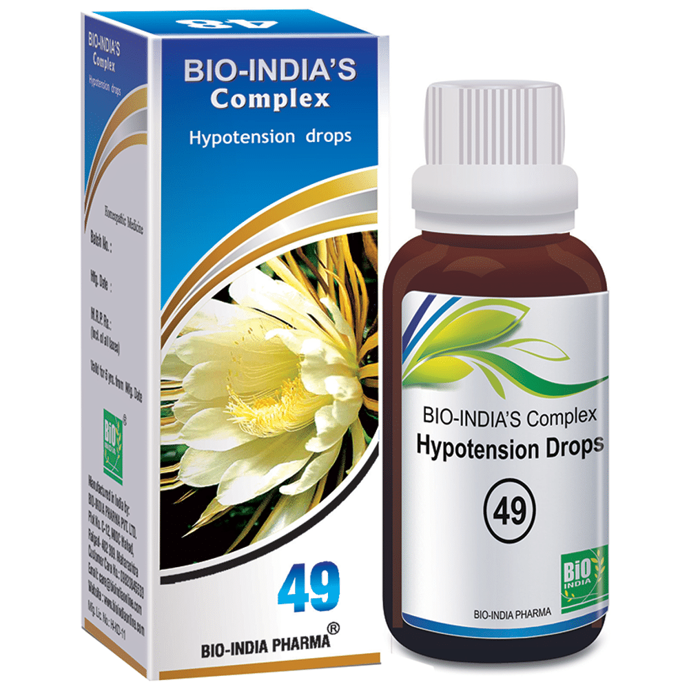 Bio India Complex 49 Hypotension Drop Bio India Complex 49 Hypotension Drop