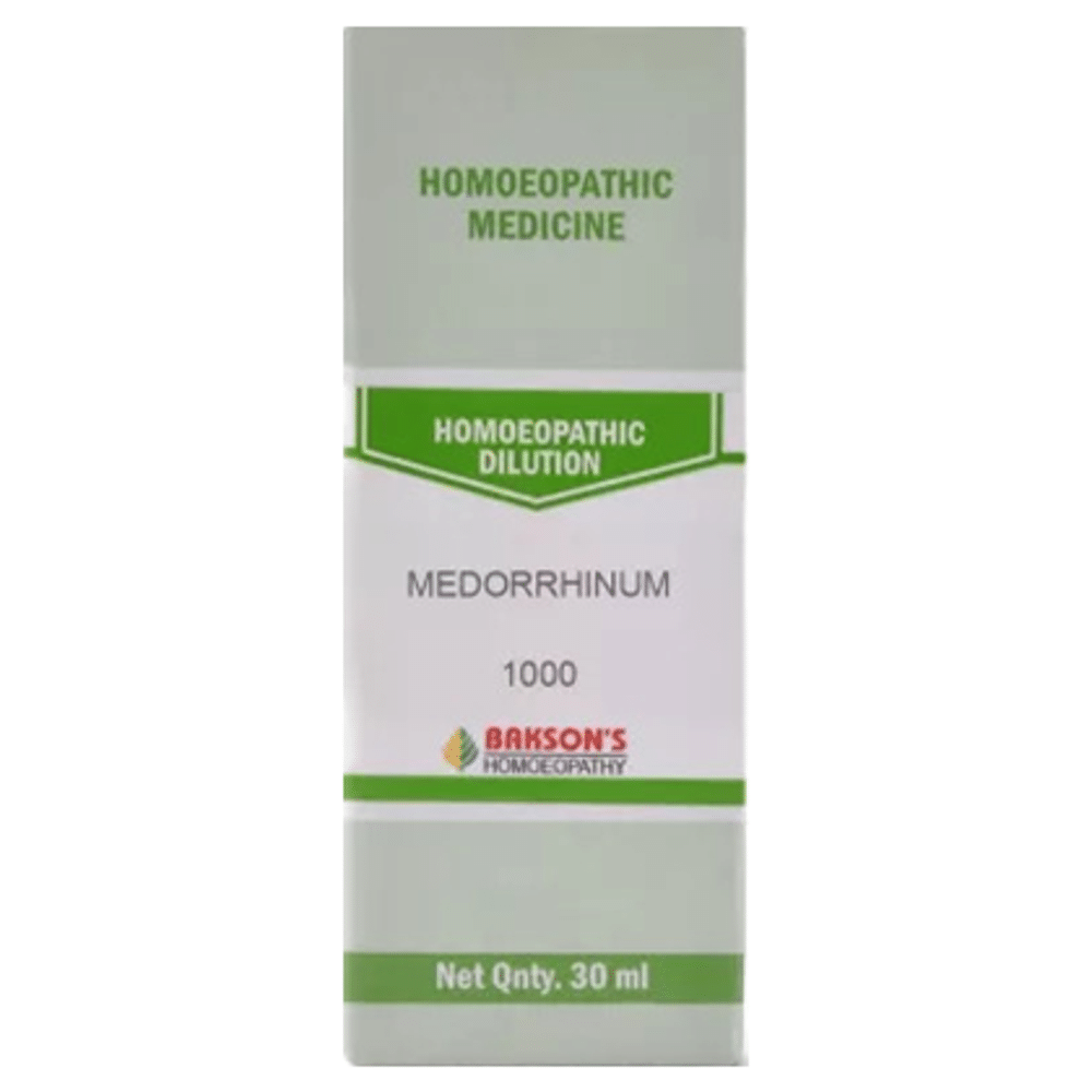 Bakson's Homeopathy Medorrhinum Dilution 1000 CH