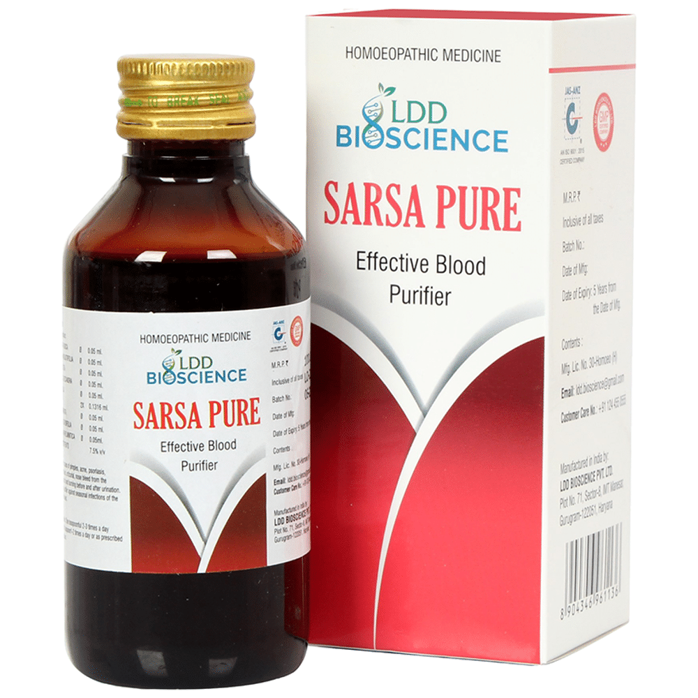 LDD Bioscience Sarsa Pure Blood Purifier Syrup LDD Bioscience Sarsa Pure Blood Purifier Syrup