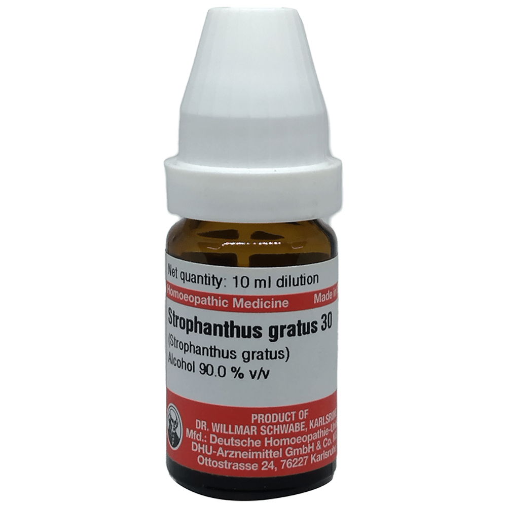 Dr Willmar Schwabe Germany Strophanthus Gratus Dilution 30 Dr Willmar Schwabe Germany Strophanthus Gratus Dilution 30