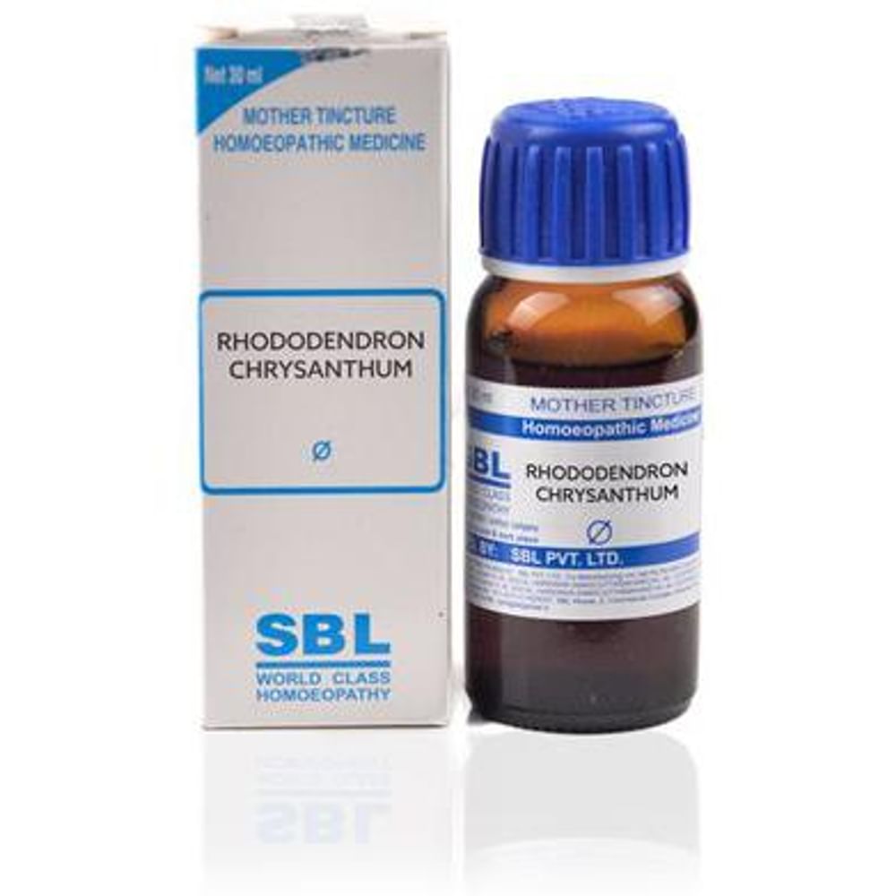 SBL Rhododendron Chrysanthum Mother Tincture Q SBL Rhododendron Chrysanthum Mother Tincture Q