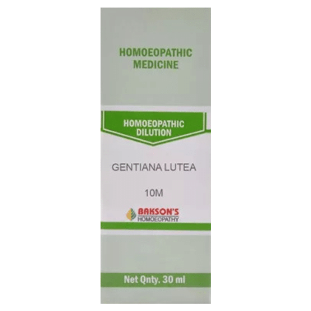Bakson's Homeopathy Gentiana Lutea Dilution 10M