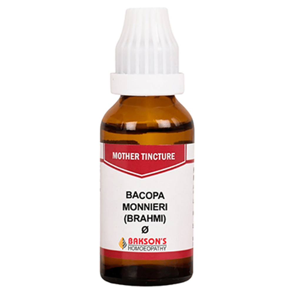 Bakson's Homeopathy Bacopa Monnieri (Brahmi) Mother Tincture Q Bakson's Homeopathy Bacopa Monnieri (Brahmi) Mother Tincture Q