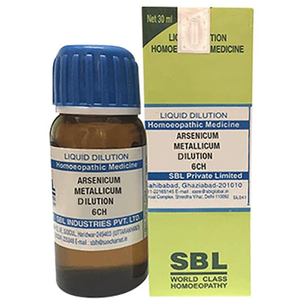 SBL Arsenicum Metallicum Dilution 6 CH SBL Arsenicum Metallicum Dilution 6 CH
