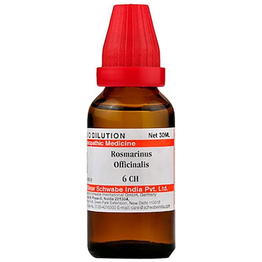 Dr Willmar Schwabe India Rosmarinus Officinalis Dilution 6 CH Dr Willmar Schwabe India Rosmarinus Officinalis Dilution 6 CH