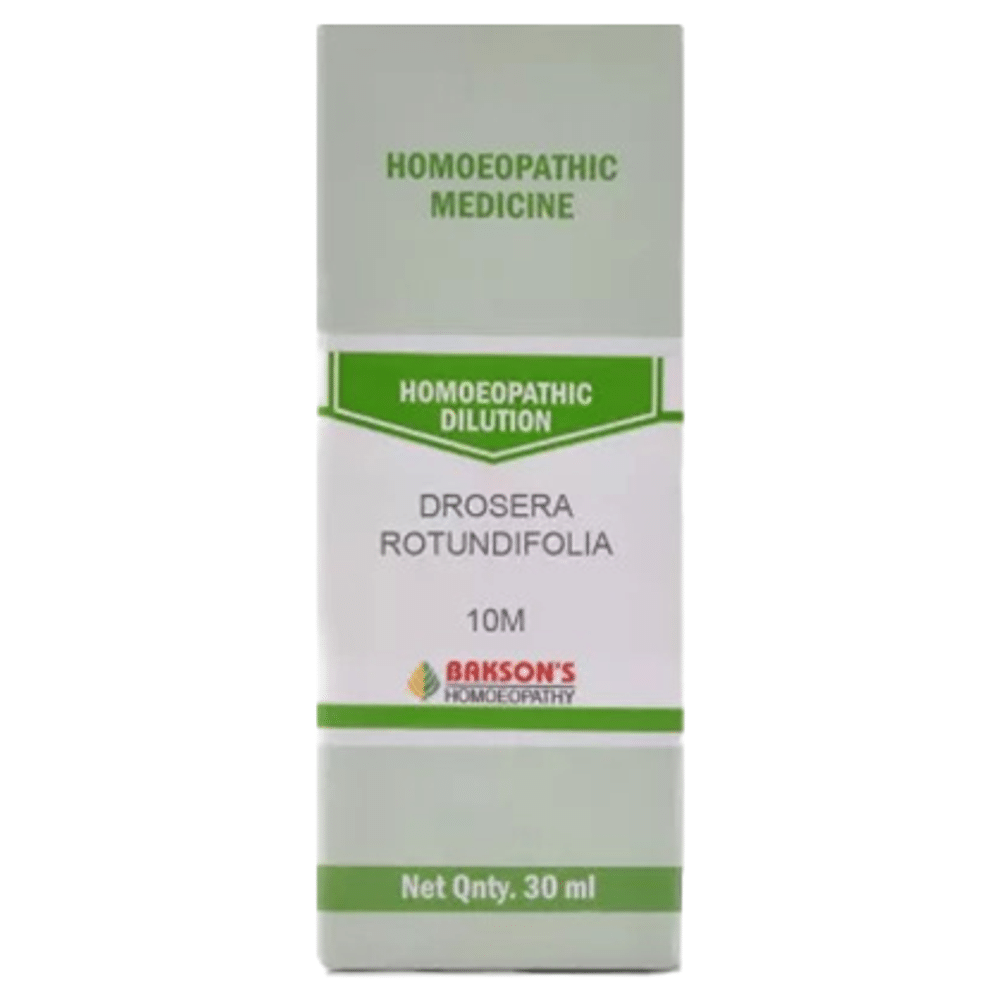 Bakson's Homeopathy Drosera Rotundifolia Dilution 10M Bakson's Homeopathy Drosera Rotundifolia Dilution 10M