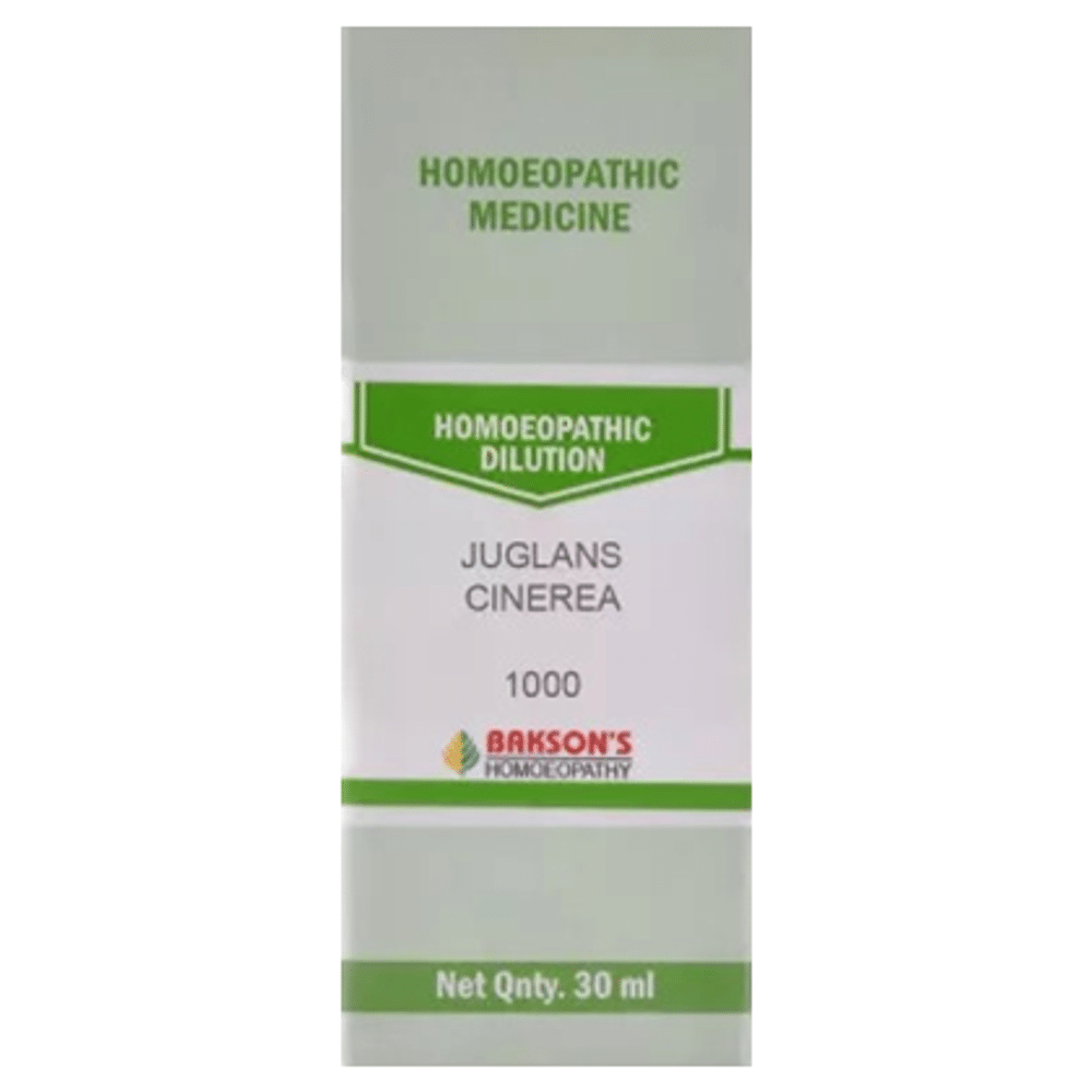 Bakson's Homeopathy Juglans Cinerea Dilution 1000 CH Bakson's Homeopathy Juglans Cinerea Dilution 1000 CH