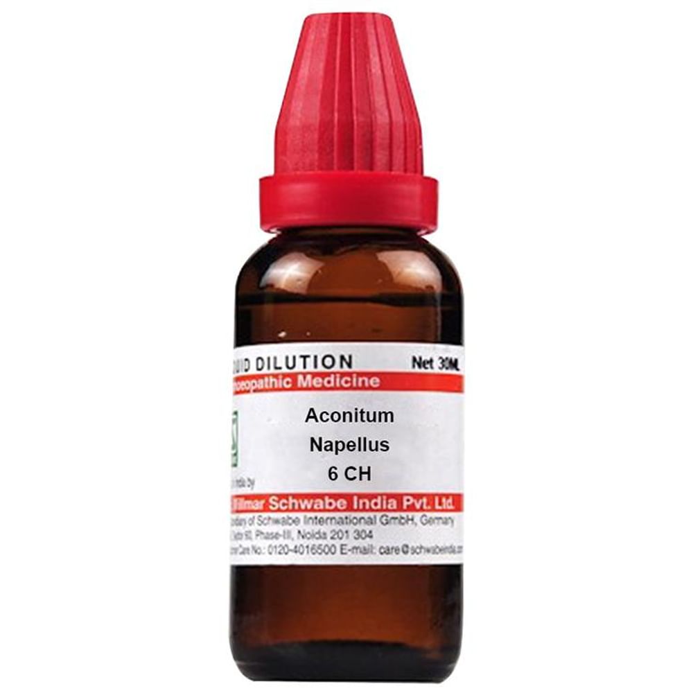 Dr Willmar Schwabe India Aconitum Napellus Dilution 6 CH Dr Willmar Schwabe India Aconitum Napellus Dilution 6 CH