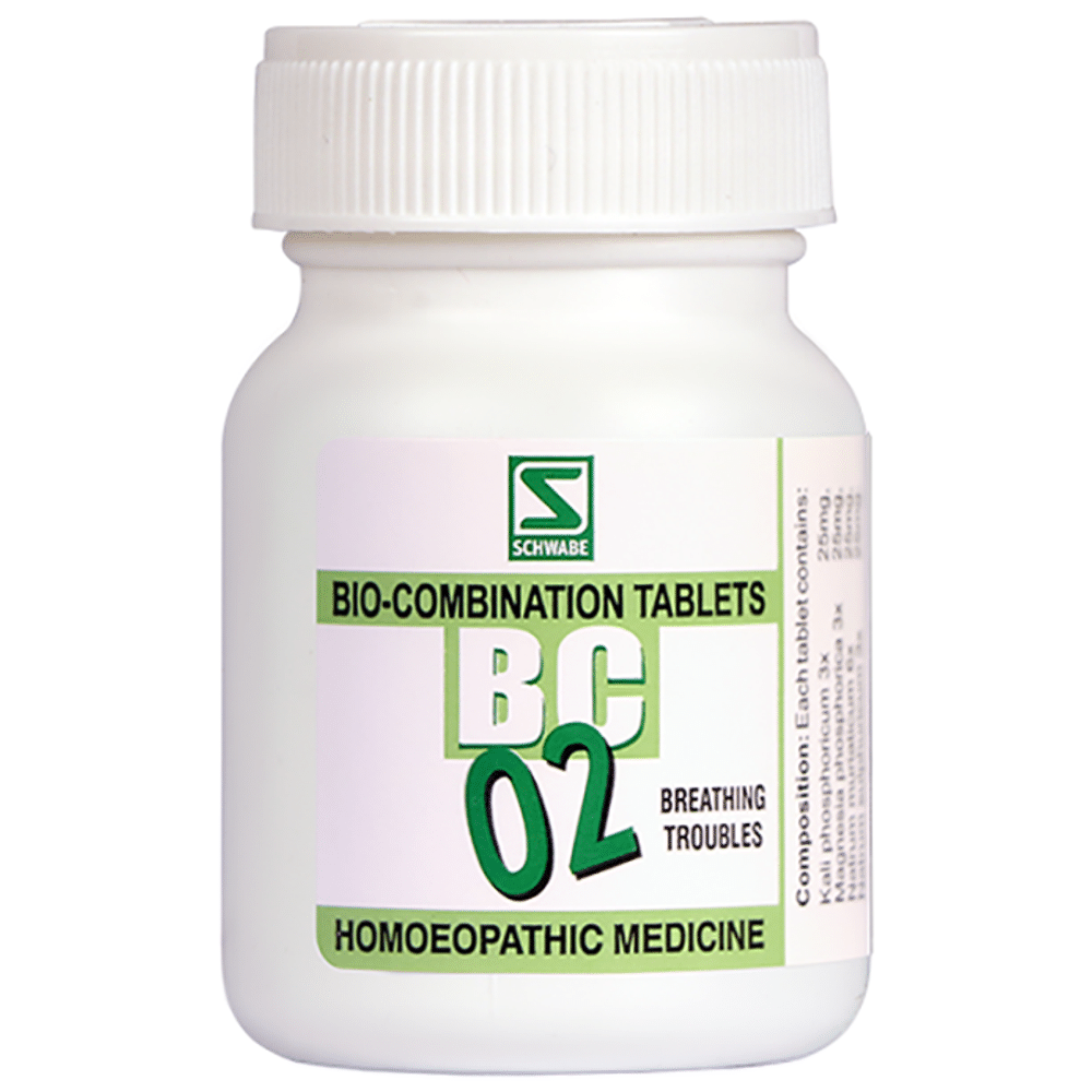 Dr Willmar Schwabe India Bio-Combination 02 (BC 02) Tablet Dr Willmar Schwabe India Bio-Combination 02 (BC 02) Tablet