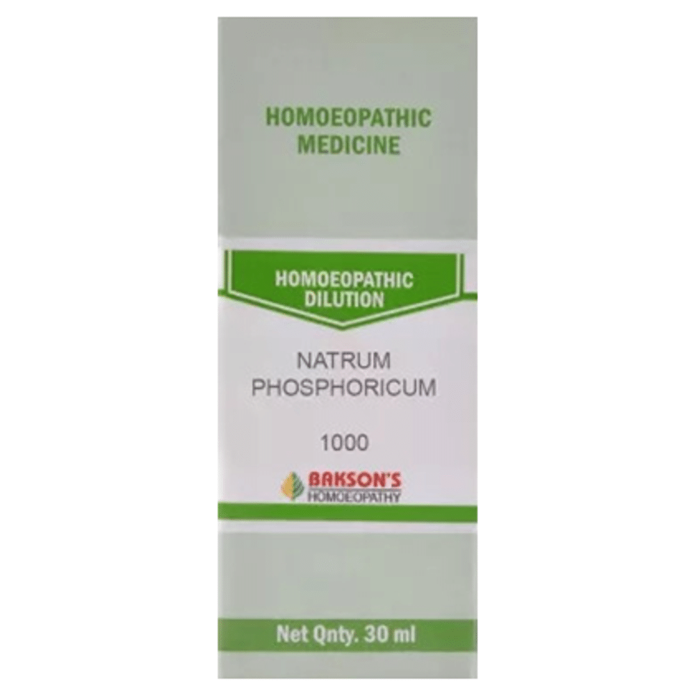 Bakson's Homeopathy Natrum Phosphoricum Dilution 1000 CH