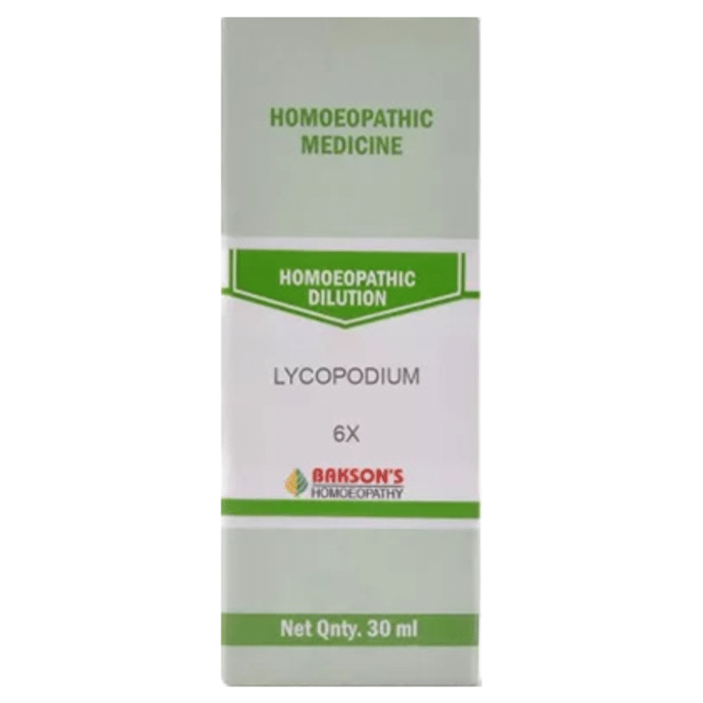 Bakson's Homeopathy Lycopodium Dilution 6X Bakson's Homeopathy Lycopodium Dilution 6X