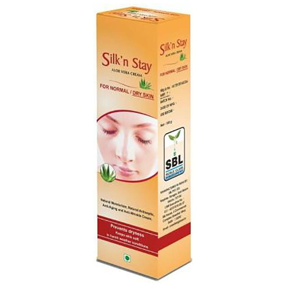 SBL Silk N Stay Aloe Vera Cream For Normal And Dry Skin SBL Silk N Stay Aloe Vera Cream For Normal And Dry Skin