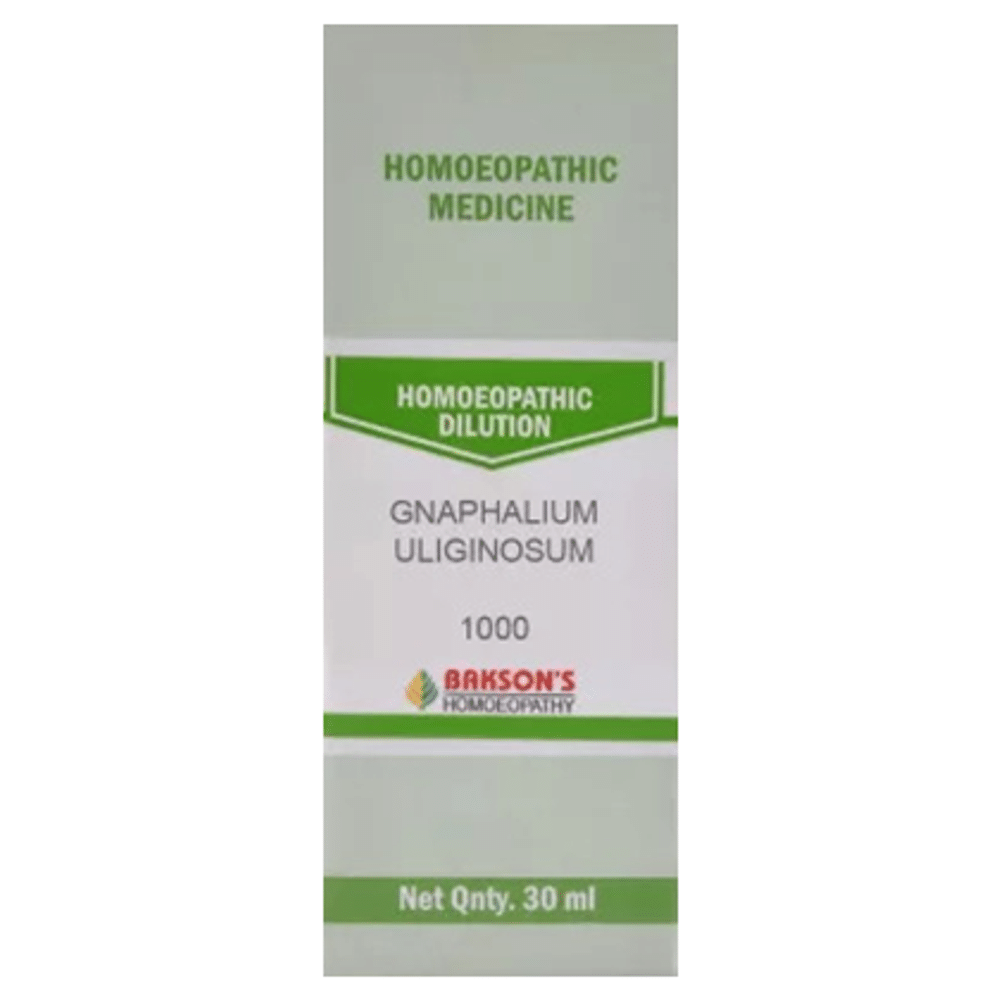Bakson's Homeopathy Gnaphalium Uliginosum Dilution 1000 CH