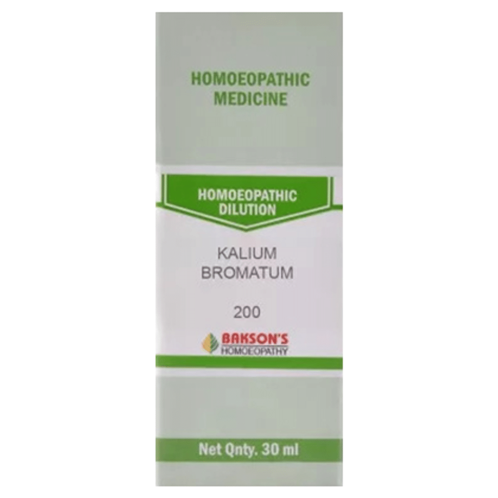 Bakson's Homeopathy Kalium Bromatum Dilution 1000 CH Bakson's Homeopathy Kalium Bromatum Dilution 1000 CH