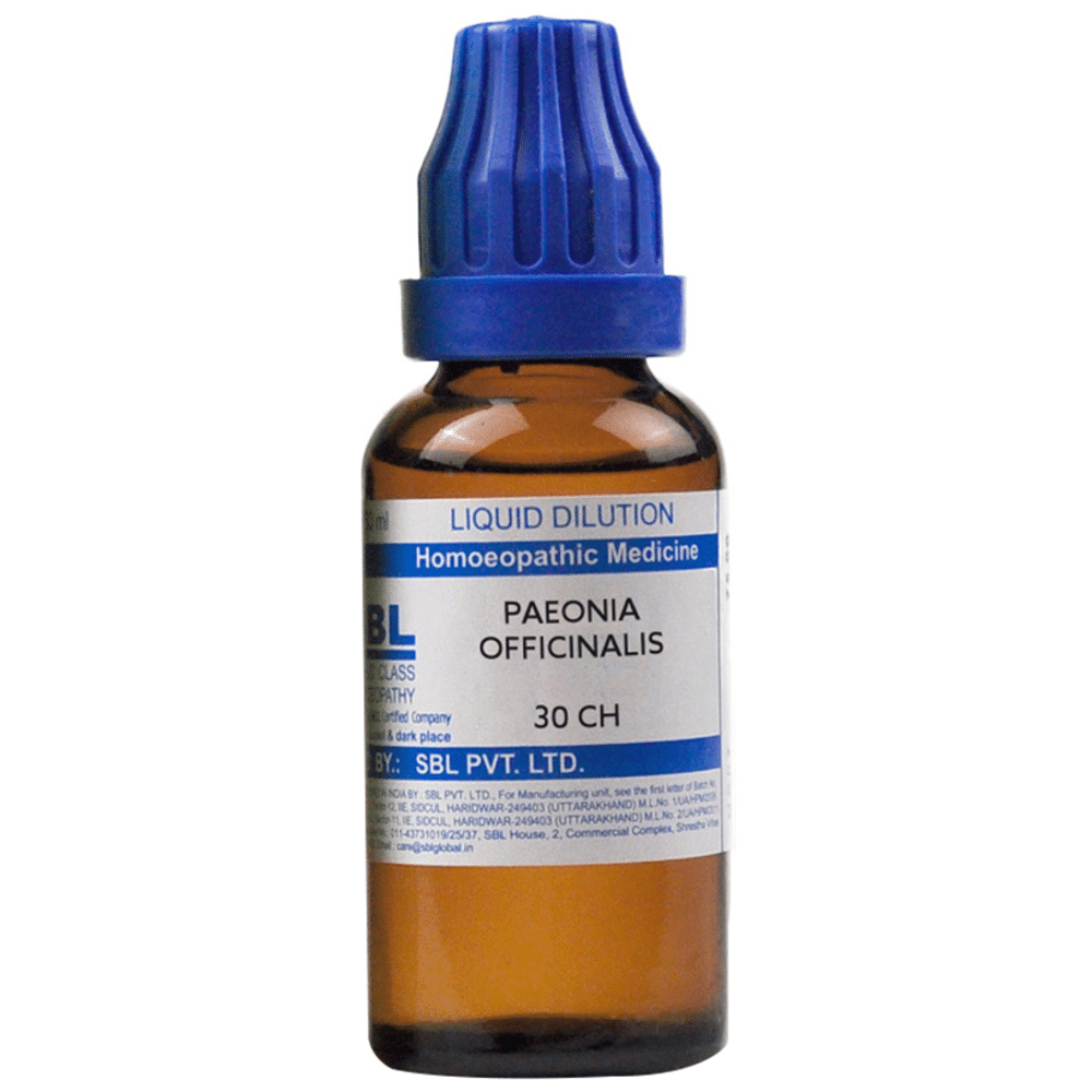 SBL Paeonia Officinalis Dilution 30 CH SBL Paeonia Officinalis Dilution 30 CH