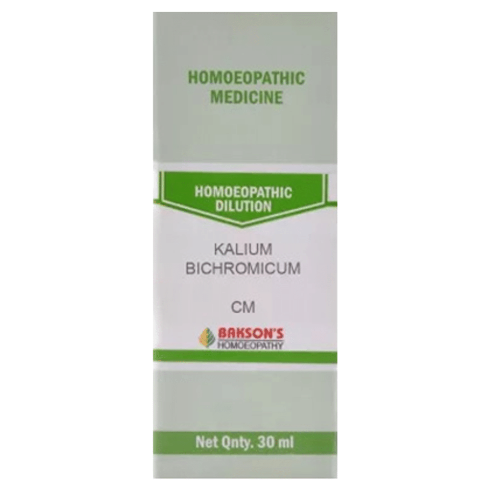 Bakson's Homeopathy Kalium Bichromicum Dilution CM Bakson's Homeopathy Kalium Bichromicum Dilution CM