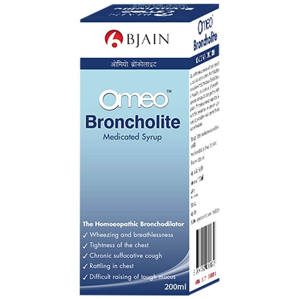 Bjain Omeo Broncholite Medicated Syrup