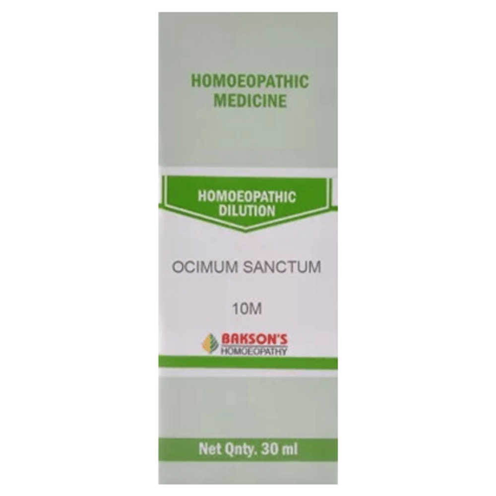 Bakson's Homeopathy Ocimum Sanctum Dilution 10M Bakson's Homeopathy Ocimum Sanctum Dilution 10M
