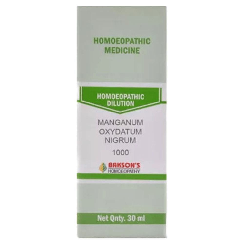 Bakson's Homeopathy Manganum Oxydatum Nigrum Dilution 1000 CH