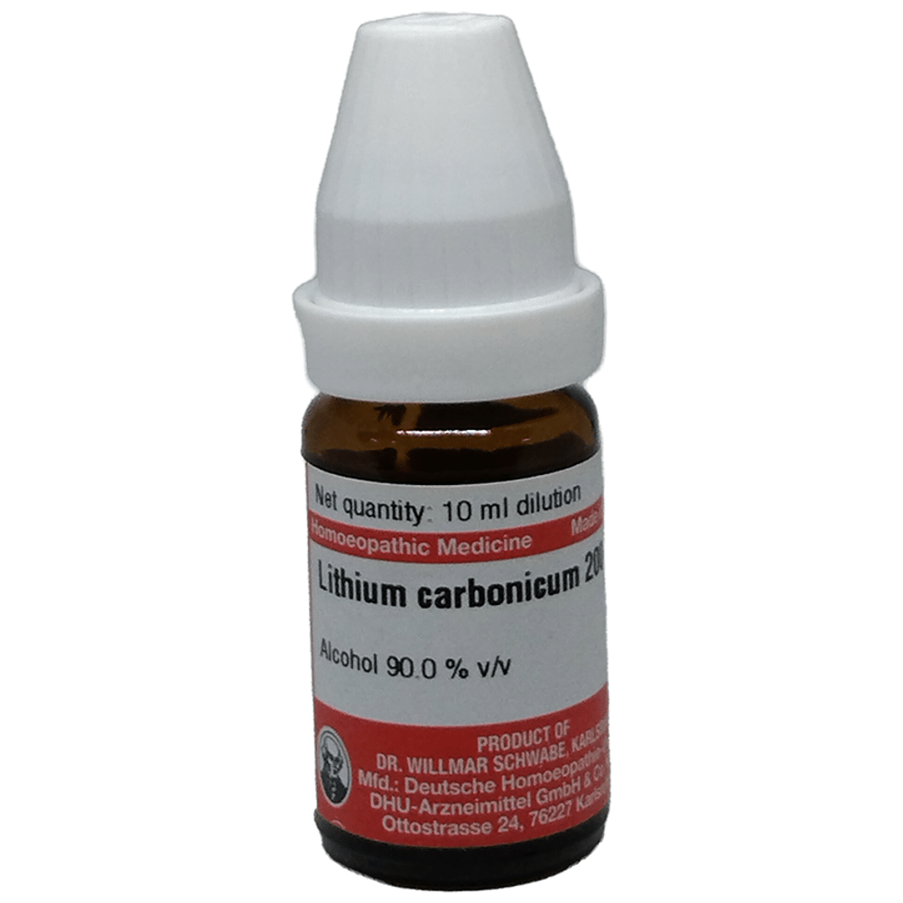 Dr Willmar Schwabe Germany Lithium Carbonicum Dilution 200 Dr Willmar Schwabe Germany Lithium Carbonicum Dilution 200