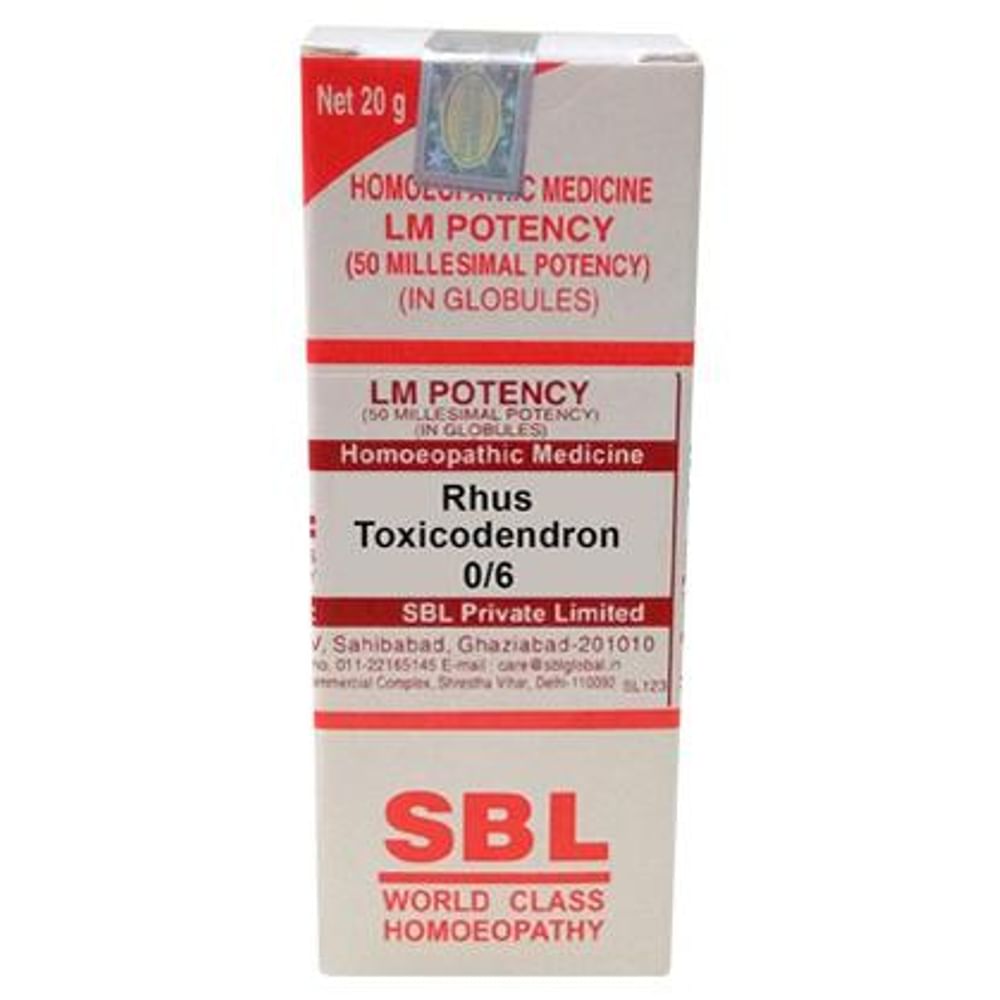SBL Rhus Toxicodendron 0/6 LM SBL Rhus Toxicodendron 0/6 LM