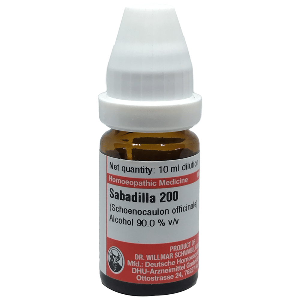 Dr Willmar Schwabe Germany Sabadilla Dilution 200 Dr Willmar Schwabe Germany Sabadilla Dilution 200