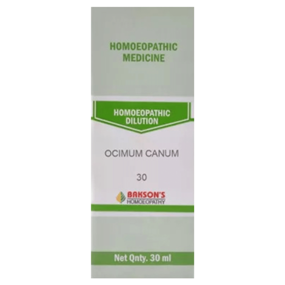 Bakson's Homeopathy Ocimum Canum Dilution 30