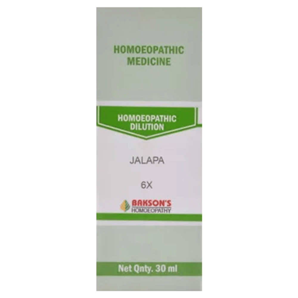 Bakson's Homeopathy Jalapa Dilution 6X Bakson's Homeopathy Jalapa Dilution 6X