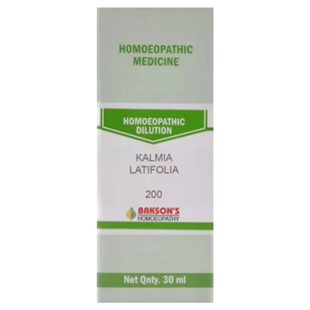 Bakson's Homeopathy Kalmia Latifolia Dilution 200 Bakson's Homeopathy Kalmia Latifolia Dilution 200