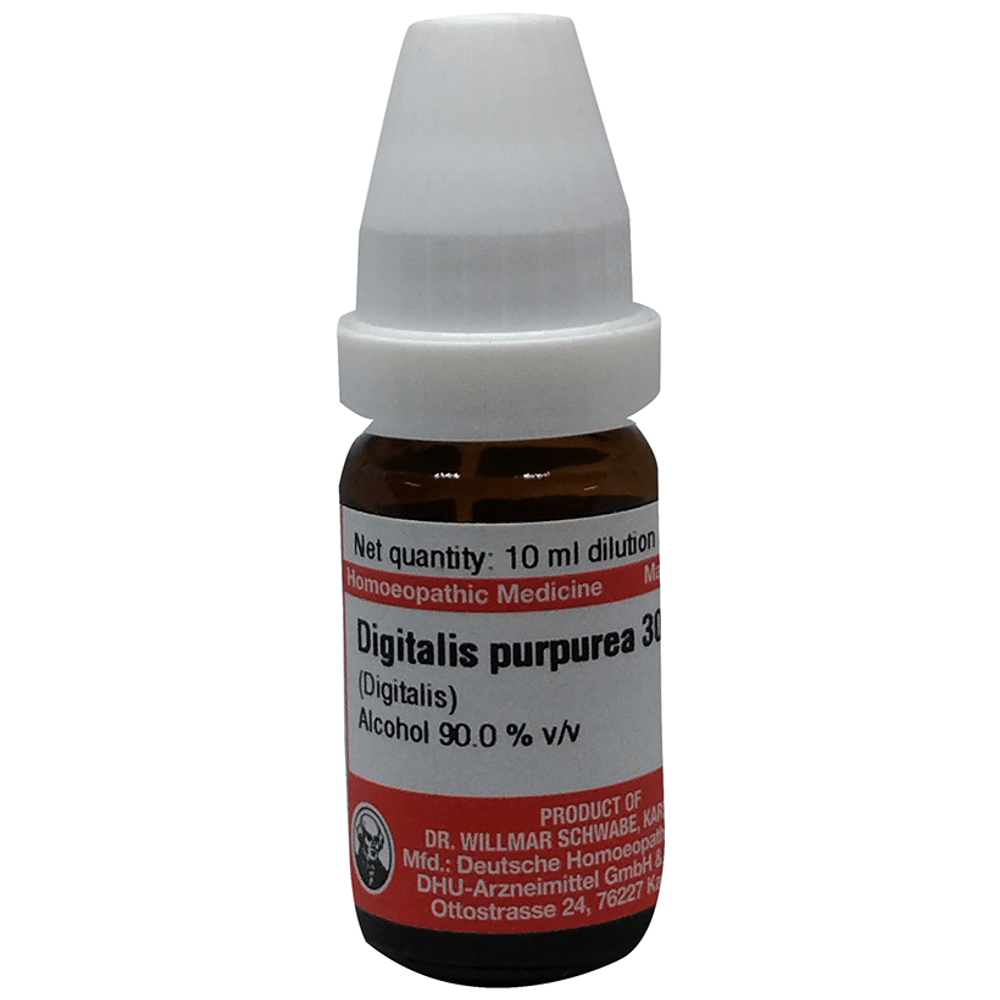 Dr Willmar Schwabe Germany Digitalis Purpurea Dilution 30 Dr Willmar Schwabe Germany Digitalis Purpurea Dilution 30