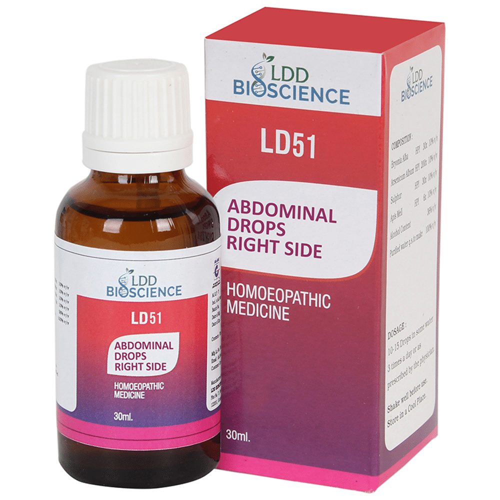 LDD Bioscience LD 51 Abdominal Drops Right Side LDD Bioscience LD 51 Abdominal Drops Right Side