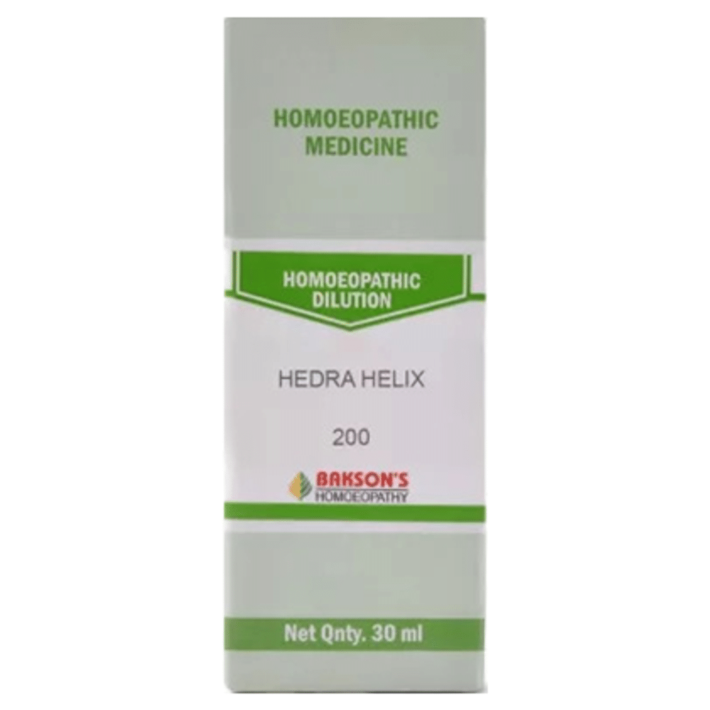 Bakson's Homeopathy Hedra Helix Dilution 200 Bakson's Homeopathy Hedra Helix Dilution 200
